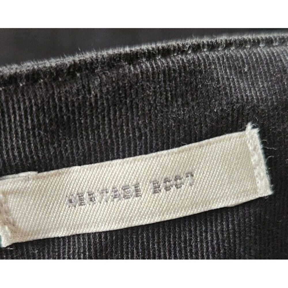 NWT TALBOTS HERITAGE BOOT woman‎ Sz 14 black cotton work pants - Picture 4 of 7